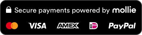 Secure payments powered by Mollie.